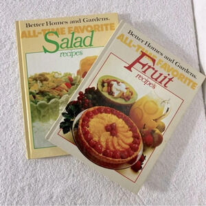 Vintage Better Homes And Garden Cook Books Salad & Fruit Recipes
